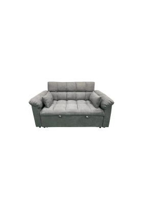 Sofá cama Oliver gris, 160cm, versátil y moderno