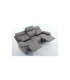 Sofá tres plazas relax Cruise, gris cemento 206x90x102 cm