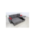 Sofá Chaiselongue cama Robyn tapizado gris, elegante y funcional