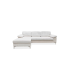 Sofá Chaiselongue Cyril tapizado en blanco hueso moderno