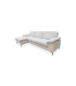 Sofá Chaiselongue Cyril tapizado en blanco hueso moderno