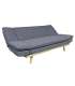 Sofá cama clic clac Lounge XL versátil y cómodo en tela moderna