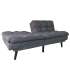 Sofá cama clic clac Cushion gris versátil y elegante