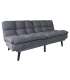 Sofá cama clic clac Cushion gris versátil y elegante