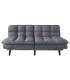 Sofá cama clic clac Cushion gris versátil y elegante