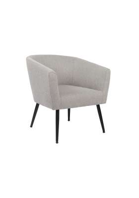 Butaca fija Melrose cómoda y elegante, tapizado de calidad