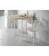 Conjunto mesa y 2 sillas María, estilo moderno y elegante