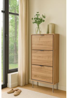 Armario Zapatero 3 trampones Md-Sofia roble natural