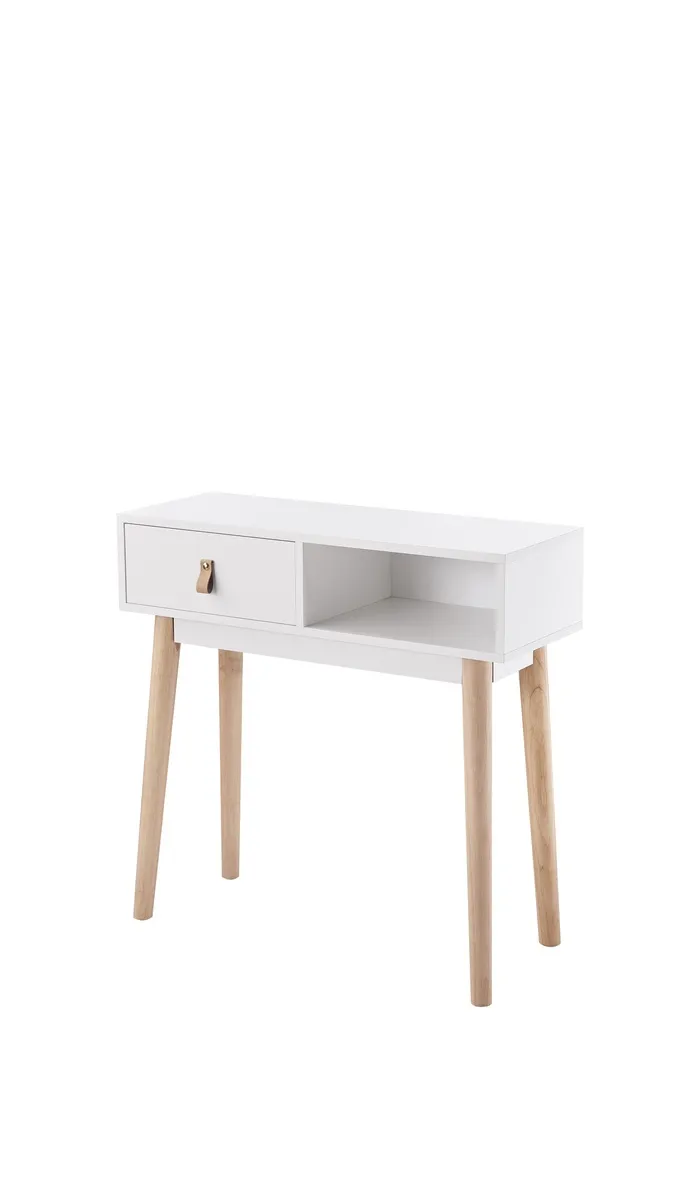 Consola recibidor 2 cajones Tunez acabado roble.