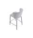 Adec Tabouret pivotant Britain en tissu gris