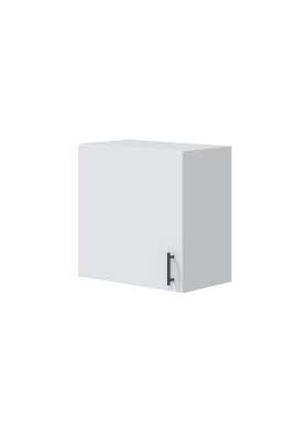Mueble cocina de una puerta Kira Kitchen práctico y moderno en blanco brillo.