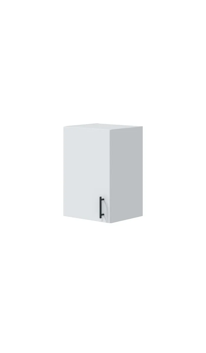 Cozinha completa Kira cozinha 220 cm (largura) acabamento em glitter branco com bancada canadense de carvalho.