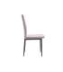 Pacote de 6 cadeiras Cangas, estofadas em cinza