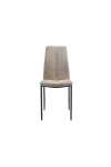 copy of Lot de 4 chaises Ronda en beige ou gris. 91 cm (hauteur) 40 cm (largeur) 60 cm (profondeur)