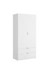 Wardrobe 2 doors 2 drawers 81 cm wide