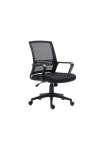 Silla de oficina Epi altura regulable acabado negro. 58cm(ancho ) 92/102cm(altura) 56cm(fondo)