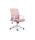 Silla de oficina Epi rosa palo, regulable y ergonómica.