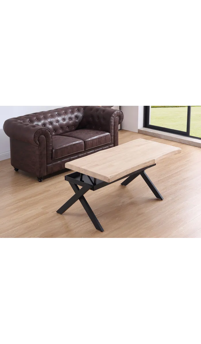 Adec Mesa centro elevable Xena tapa recta