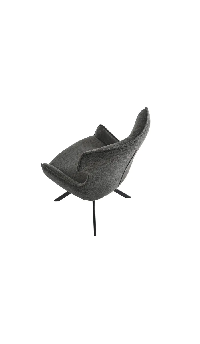 Pack de 2 sillas Robert en tejido gris para cocina/comedor