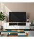 Mueble tv Tamiko blanco artik-roble canadien 36x130x40