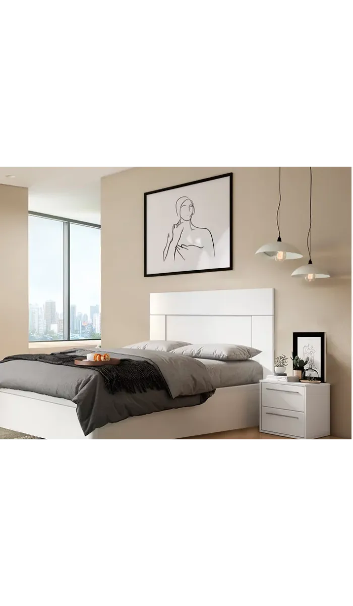 Buy Cabecero Niza para cama de 135 cm en color