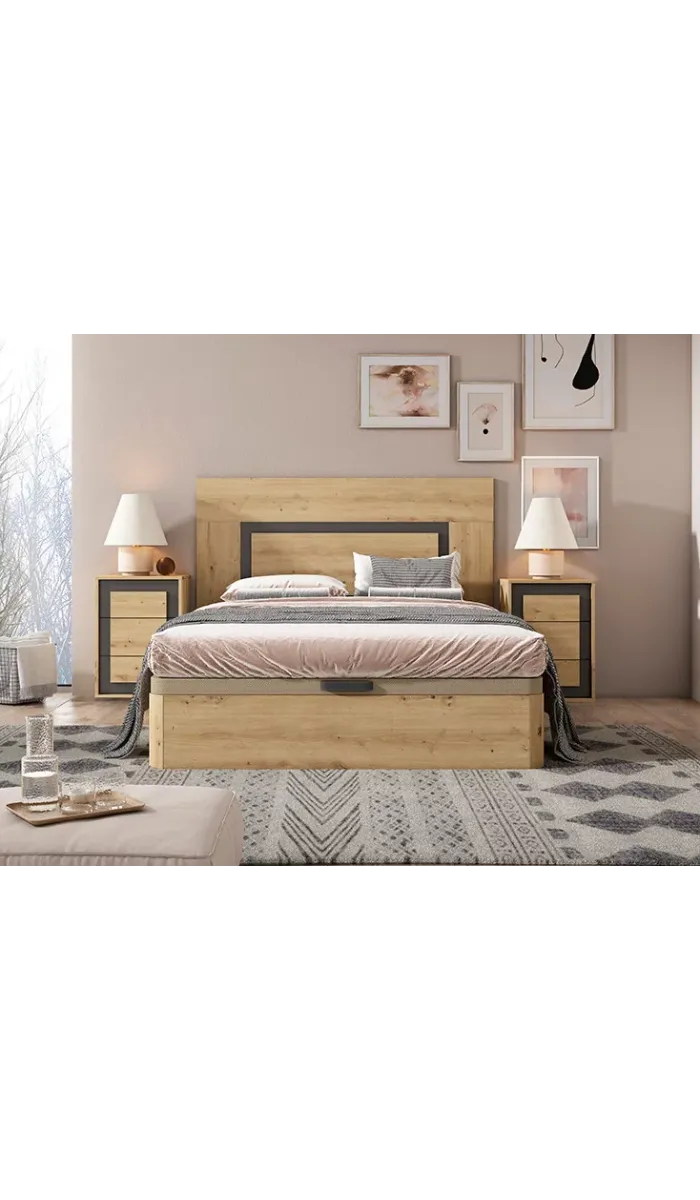 Buy Cabecero Niza para cama de 135 cm en color