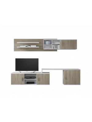 Composição elegante em branco e Cambrian para salão