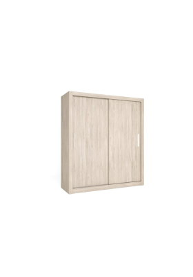 High shelf with 2 white doors -