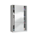 High shelf with 2 white doors -