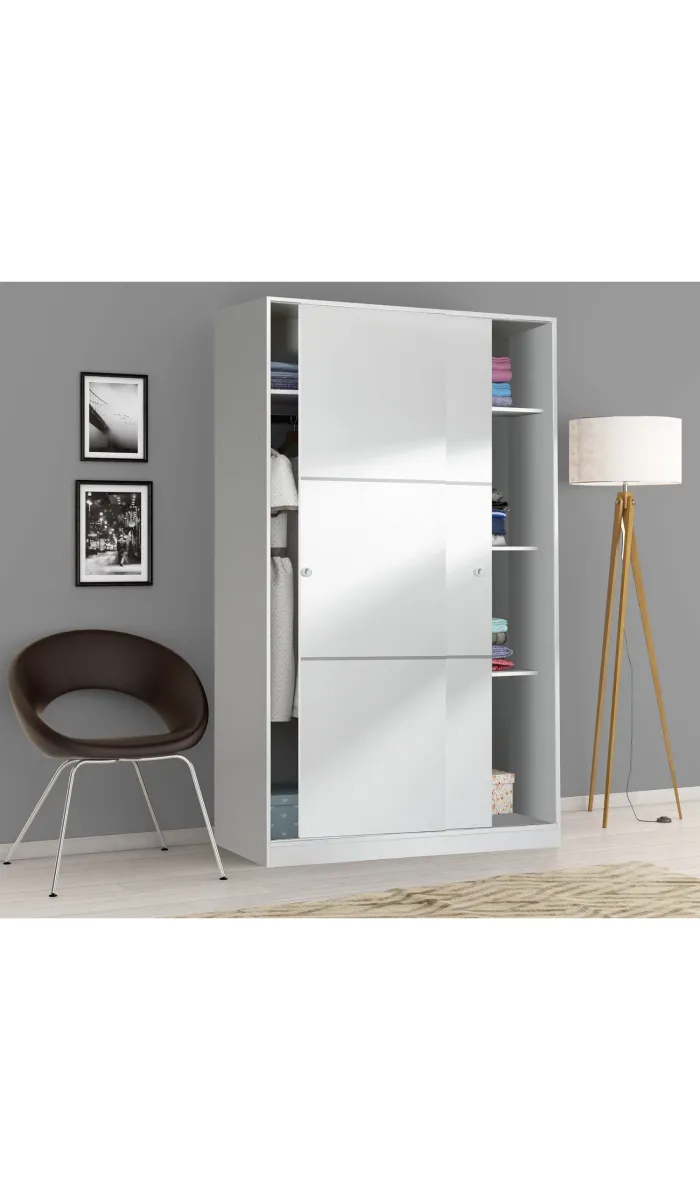 Armario 2 puertas correderas, elegante y práctico