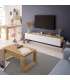 Mueble TV Nabur en roble Canadian y blanco Artik Mueble TV Nabur en roble Canadian y blanco Artik , ideal para cualquier salón o
