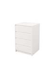 Cajonera 4 cajones Toledo acabado en blanco. 74cm(alto) 50cm(ancho) 45cm(fondo)