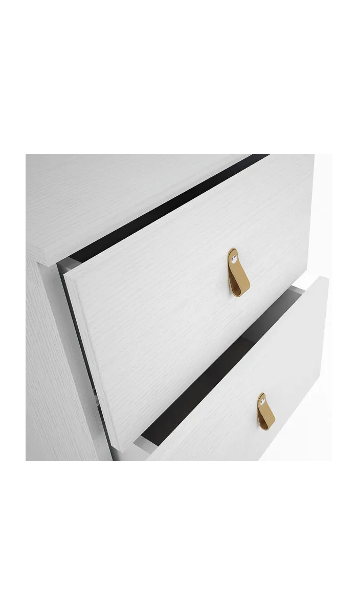 MD BLOCK Coffee table 2 drawers cambrian oak/white.