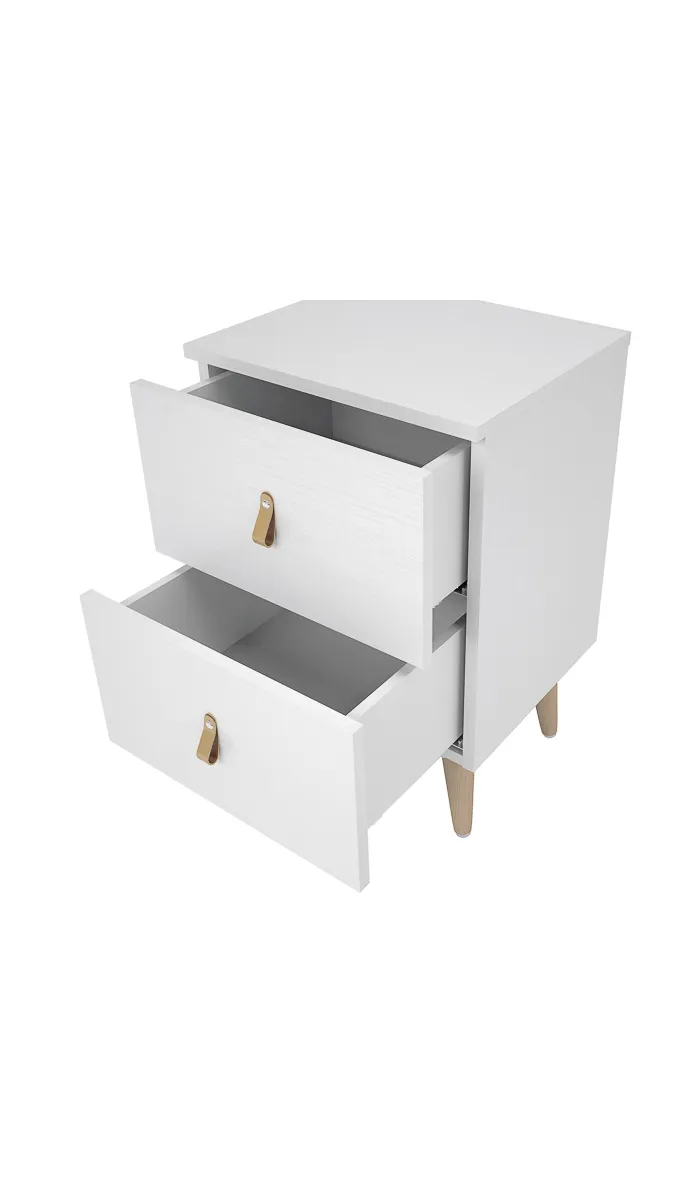 MD BLOCK Coffee table 2 drawers cambrian oak/white.