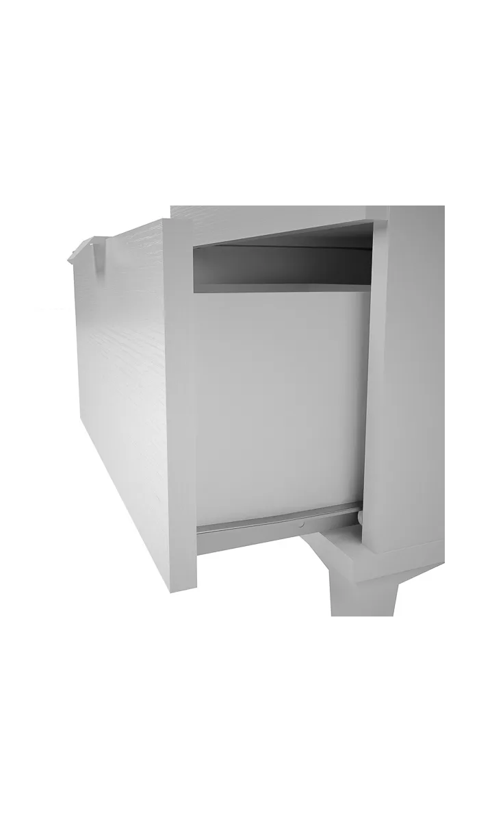 Mesita de noche 2 cajones, diseño moderno y funcional