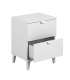 Mesita de noche 2 cajones, diseño moderno y funcional