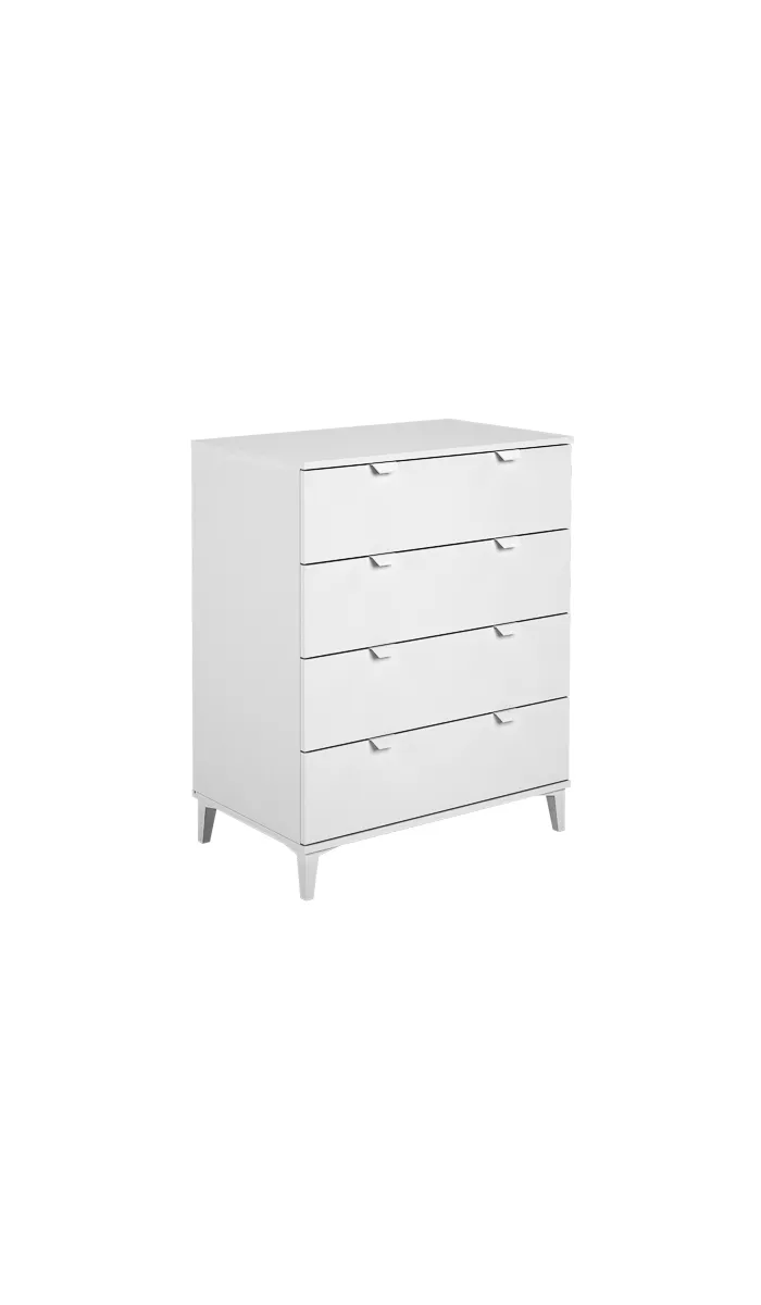 Conforto: 4 gavetas práticas e modernas em acabamento elegante