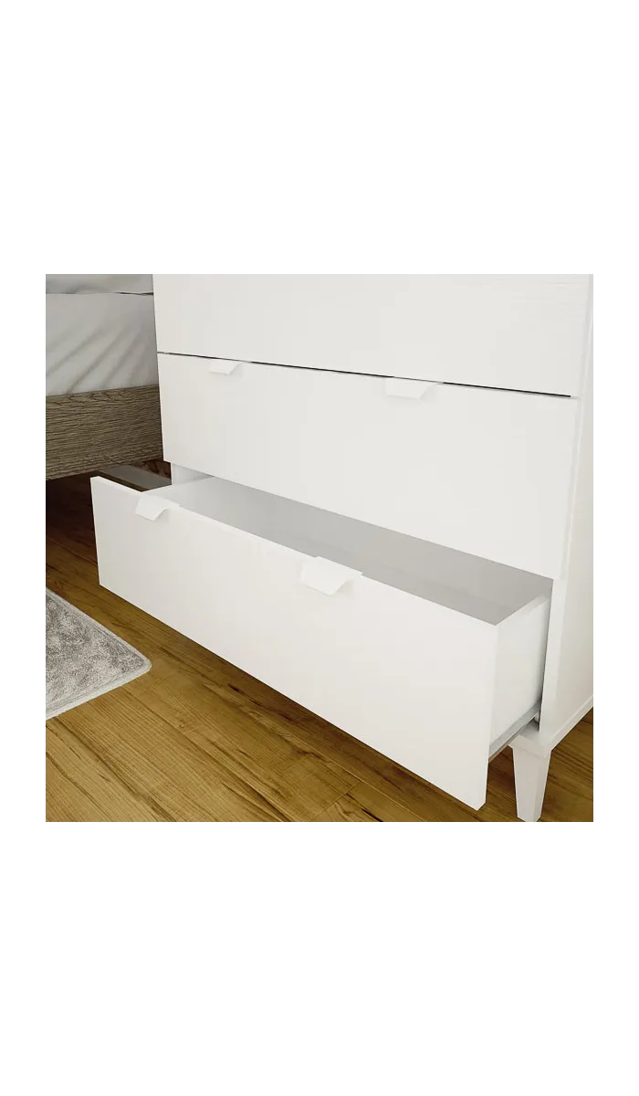 Conforto: 4 gavetas práticas e modernas em acabamento elegante