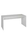 Mesa de despacho acabado blanco soft, 75 cm(alto)160 cm(ancho)68 cm(fondo)