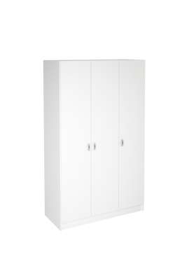 High shelf with 2 white doors -