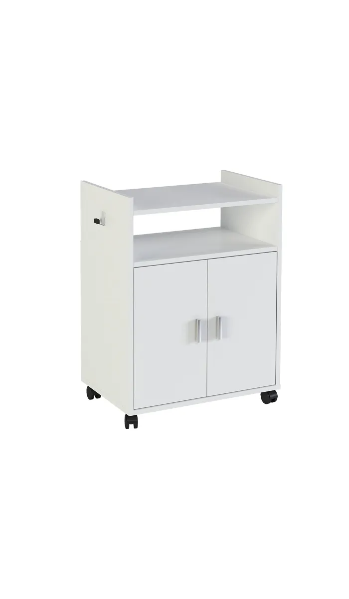 MD BLOCK Auxiliary furniture white microwave -