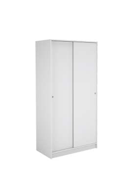 Armario 2 puertas correderas blanco, moderno y funcional