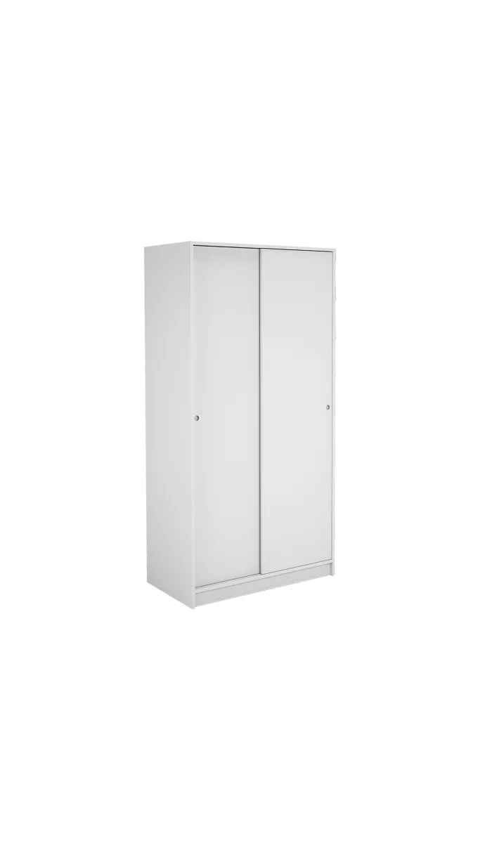 MD BLOCK Armoire 2 portes coulissantes couleur