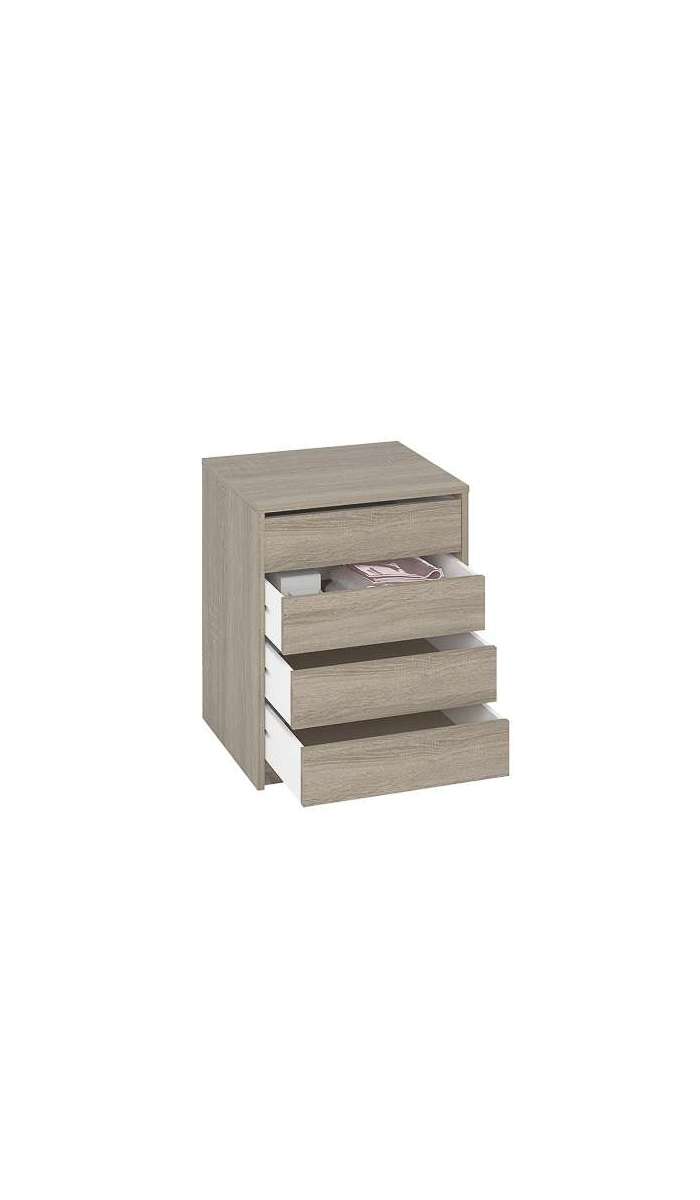 Cajonera Merise con 3 cajones diseño moderno y funcional