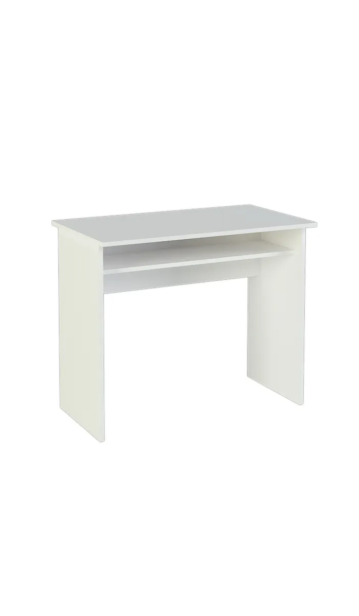 Escritorio Tierra con balda fija, diseño moderno y funcional