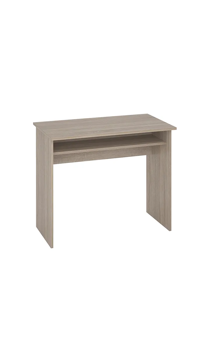 Escritorio Tierra con balda fija, diseño moderno y funcional