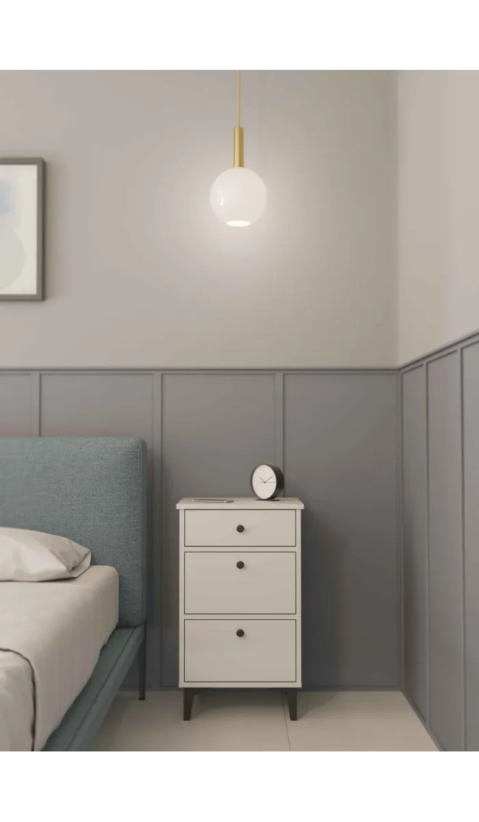 Mesita Tóquio com 2 gavetas prática e moderna em MDF