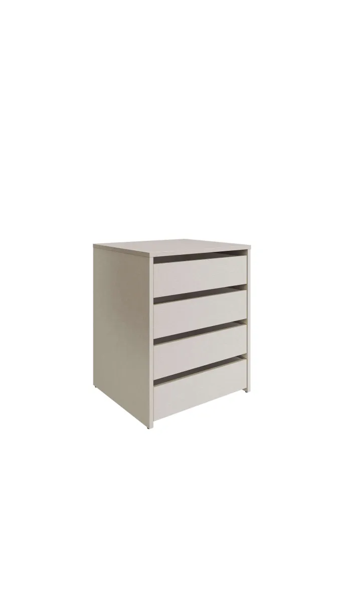 Cômoda de 4 gavetas Toledo com design moderno e prático