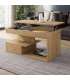 Mesa centro elevable funcional con espacio de almacenamiento