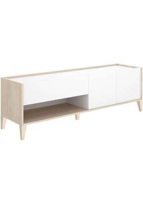 Mueble de televisión Celia con 2 puertas y 1 cajón práctico